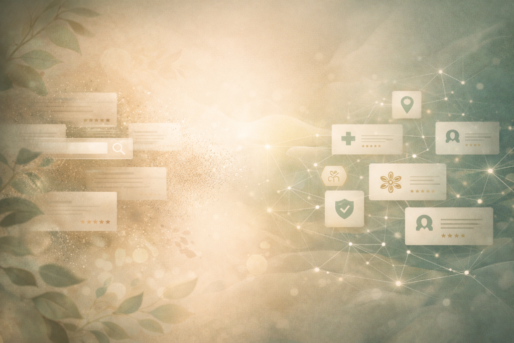 Netzwerk-Visualisierung von medizinischer Sichtbarkeit