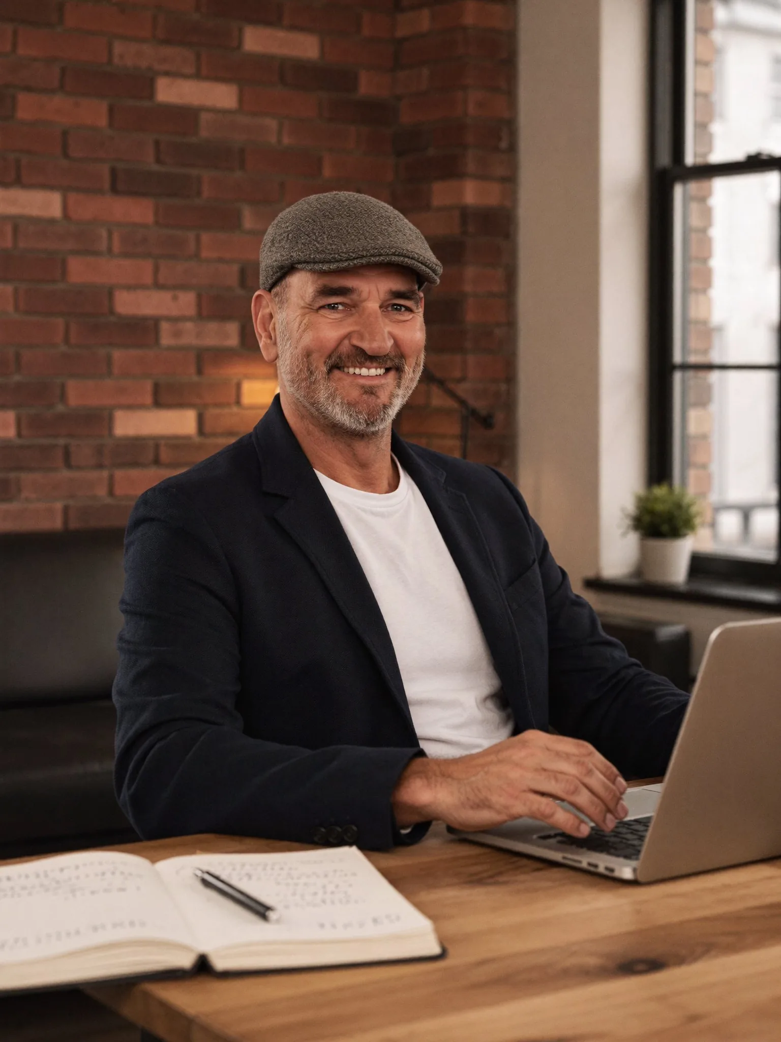 Michael Hanßen im Loft-Büro der Hirschberg.Group